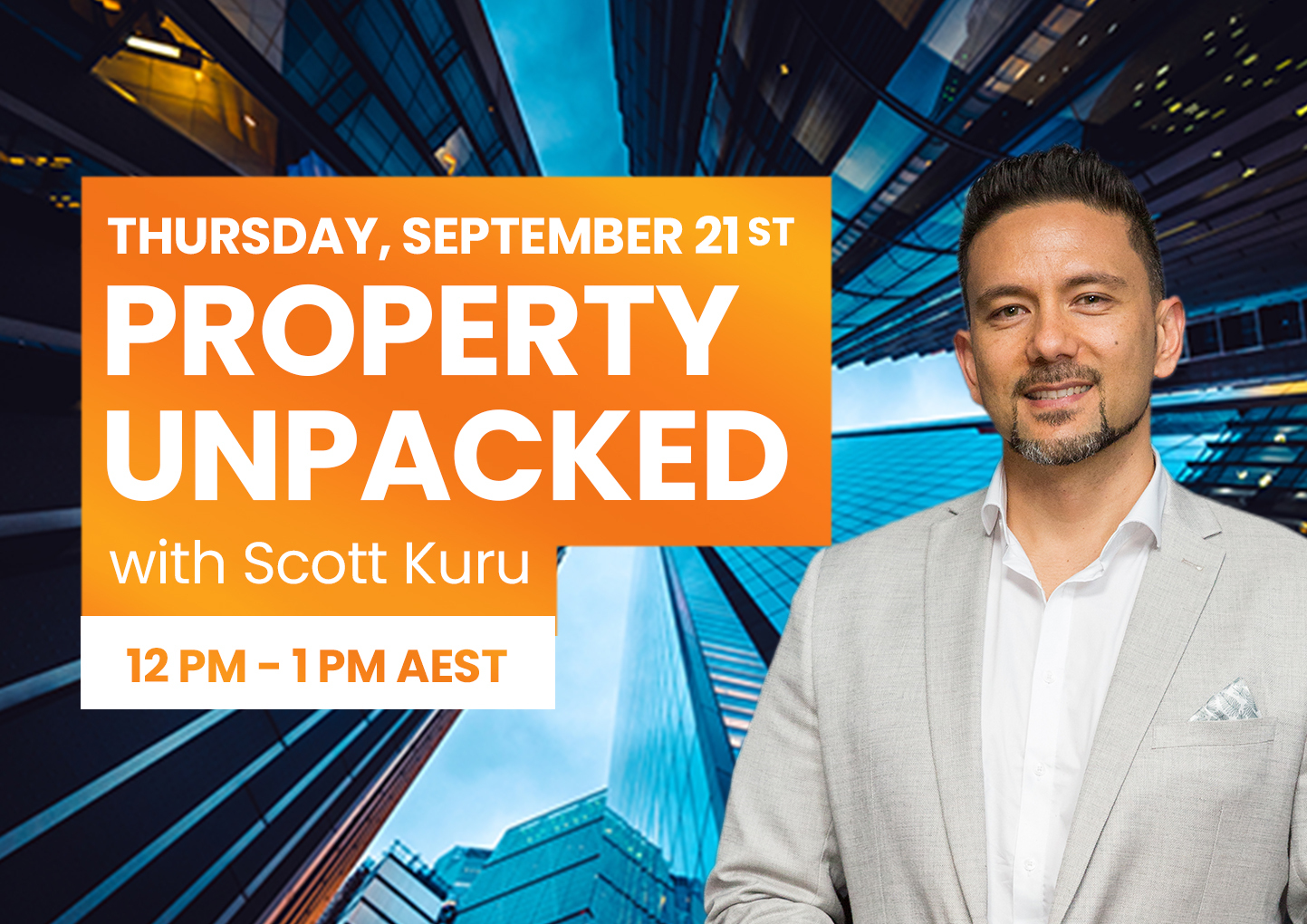 Property Unpacked landing page banner mobile version
